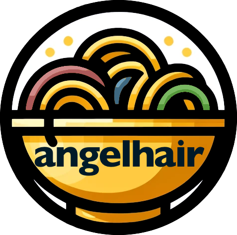 angelhair package sticker